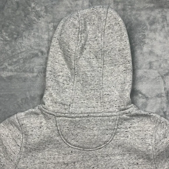 Carhartt Hoodie Women XS Grey Relaxed Fit Logo Sleeve Graphic Sweatshirt - Picture 7 of 13